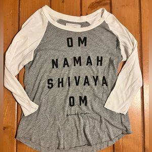 Spiritual Gangster Baseball Tee Sz S